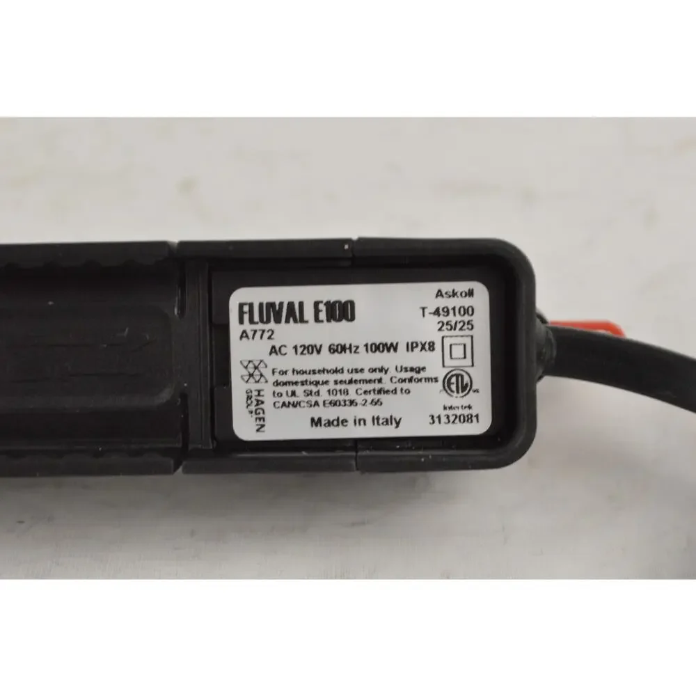 Fluval E100 Electronic Aquarium Heater 100W Fish Tank Submersible Accessories